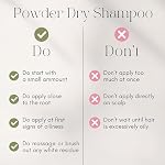 Dry Shampoo Volume Powder | Natural & Organic Ingredients | Non-Aerosol | Made in USA | Talc & Corn Free | For Blonde and Dark Hair | Lavender Oil Scented | 1 Ounce - Image 4