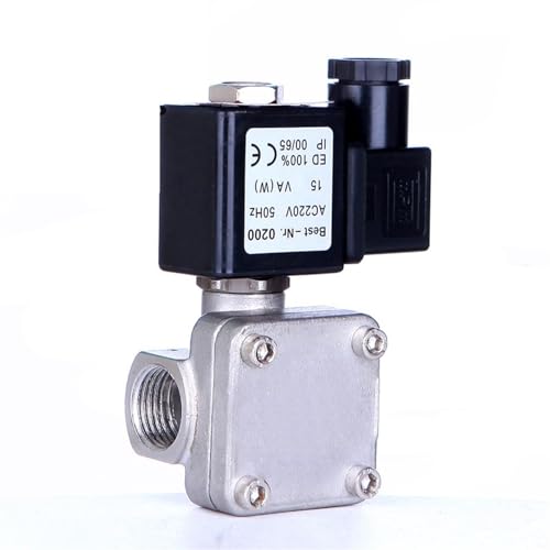 Électrovanne 1/2 normalement fermée inox pilote 0927