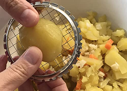 Potato Cutter, Stainless Steel Manual Potato Chopper, Egg Slicer, Egg Chopper #TOP2