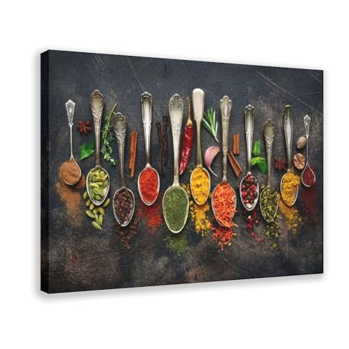Herbes et Épices Toiles pour une Ambiance Cuisine Naturelle et Déco de Bureau Inspirante