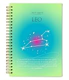 Welshower Pisces Zodiac Astrology Spiral Notebook Journal, Leo Birthday Gifts for Women Notebook, Gifts for Astrology Lovers Journal, 5.5x8.3 Inch