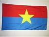 AZ FLAG Viet Cong Flag 3 x 5 for a Pole - National Liberation Front Flags 90 x 150 cm - Banner 3x5 ft with Hole
