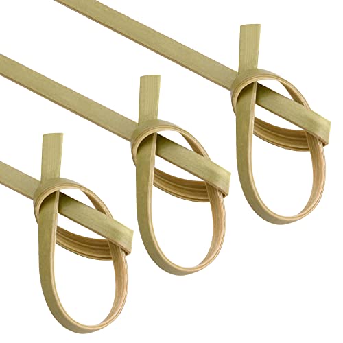 Dark Oak Knot Bamboo Cocktail Picks- 100 Pack- 1 Zip Bags Of 100 Pcs-6 Inch-Knot Skewers- Bamboo Toothpicks- Ideal For Fancy Appetizers, Party, Barbeque Grill, Fruit, Hamburgers And Sandwiches #TOP3