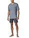 Produktbild Schiesser Herren Schlafanzug kurz V-Ausschnitt-Comfort Nightwear Pyjamaset, Graphit_181161, 56