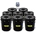 VEVOR DWC Hydroponic System, 5 Gallon 8 Buckets, Deep Water Culture Growing Bucket, Hydroponics Grow Kit with Pump, Air Stone and Water Level Device, for Indoor/Outdoor Leafy Vegetables