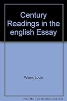 Century Readings in the english Essay B000G7A35Y Book Cover