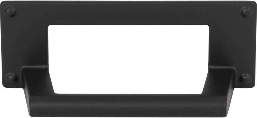 Atlas Homewares A301-BL Bradbury Collection Cup Pull, Matte Black