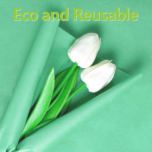 Image of Bobobag 100 Sheets Light Green Tissue Paper, 20 inch x 14 inch Tissue Paper for Gift Bags, Bulk Gift Wrapping Tissue for DIY Crafts, Birthday, Christmas and Holiday Decor