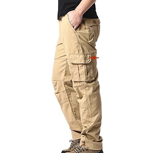 Rivccku Hommes Tactique Pantalon Cargo Pantalon Combat Casual Pantalon de Combat Tactique Pantalons pour Camping en Randonnée Pédestre,Pantalons Homme randonnée Cover