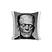 Housse de Coussin Taie Film Frankenstein Image Retro Cinema Classique (40x40 cm)
