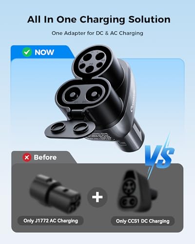 2in1 CCS & J1772 to NACS Adapter