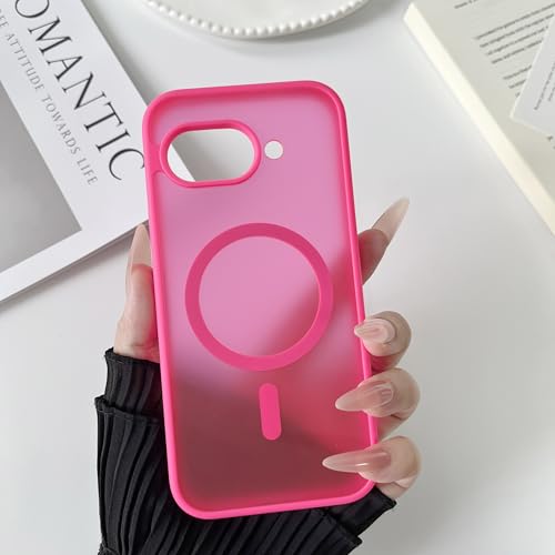 Coque pour Google Pixel 8 ZCDAYE - Étui magnétique mat compatible MagSafe
