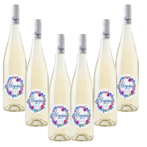 Alegrías by LaurAna - Vino Frizzante - Vino de la Tierra de Castilla- 6 botellas x 750 ml