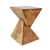 Christopher Knight Home 305831 Kajsa Outdoor Lightweight Concrete Accent Table, Natural