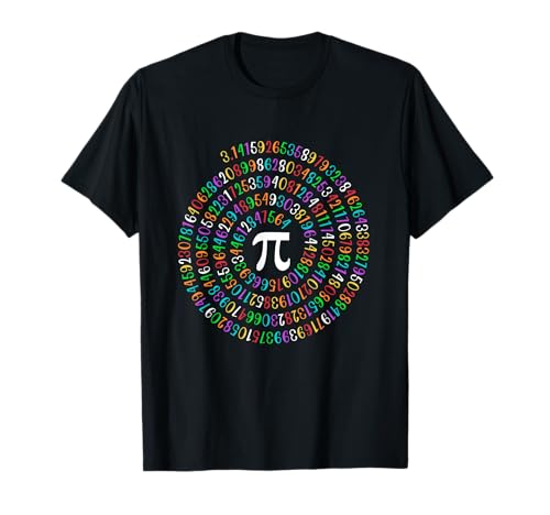 Funny Pi Day Spiral Pi 3,14159 Math Happy Pi Day 2025 T-Shirt