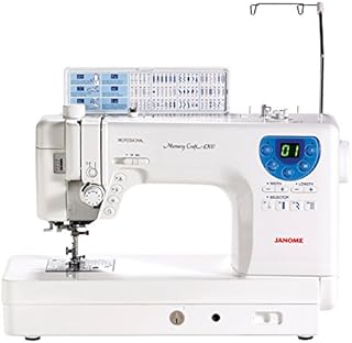 Janome Memory Craft 6300 Professional Sewing & Quilting Machine with accessories