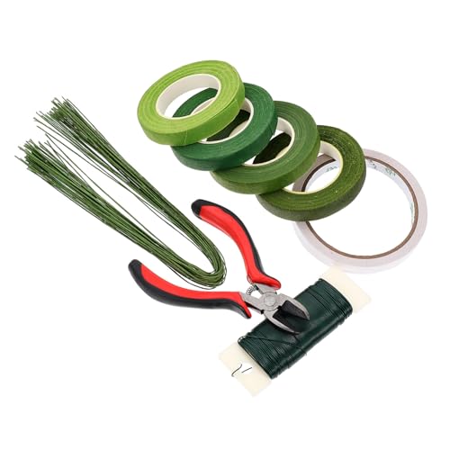 Operitacx Kit De Arranjo Floral De 8 Peças Com Cortador De Fio De Fita Floral E Fio Floral Para Enro