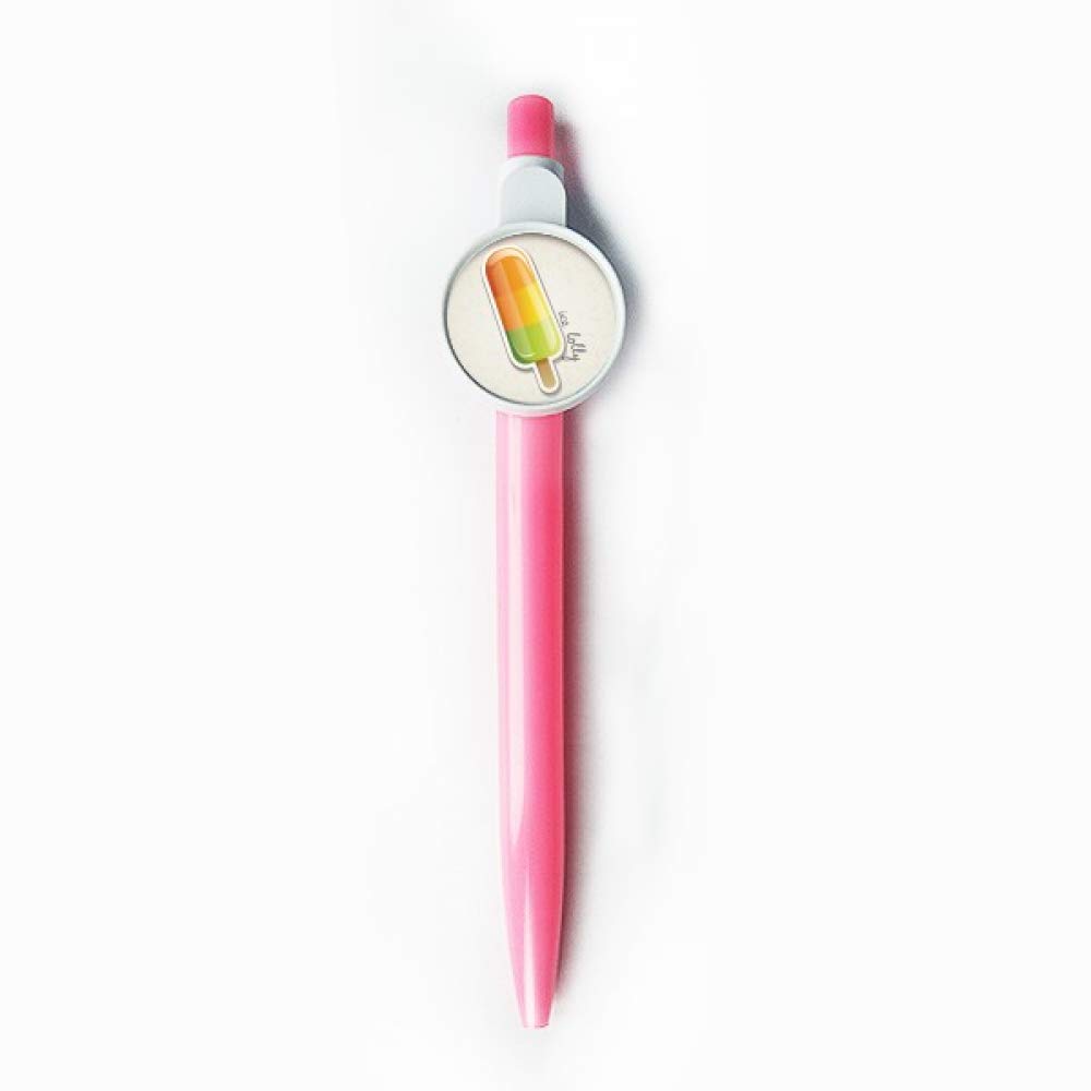 Stylo à bille rétractable multicolore orange jaune vert bleu DIYthinker - 5