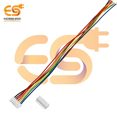 Image of Electronic Spices 7 Pin Xh Jst Wire Connector 2.5mm Pitch Male and Female Pair 2515 Pack of 5 Pair