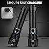 Sigoobal Flashlights High Lumens 2Packs, 3000 Lumens Rechargeable Super Bright Flashlight with 5 Modes, 12H Running Time, Powerful LED Flashlights for Home and Camping, IPX6 Waterproof Flash Light #2