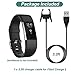 Kissmart Compatible with Fitbit Charge 2 Charger, Replacement Charging Cable Cord for Fitbit Charge 2 Smart Wristband (3.3ft/1m)
