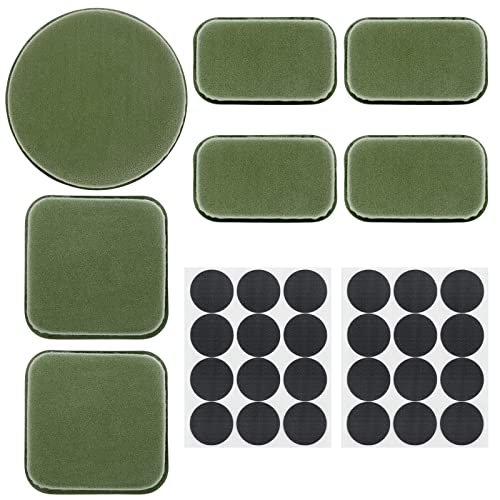 Universal Airsoft Helmet Padding,Helmet Replacement Foam Padding Kits Set,Helmet Pads Airsoft Helmet Accessories for Fast-Style/Mich/ACH/USMC/PASGT Helmet(Green)