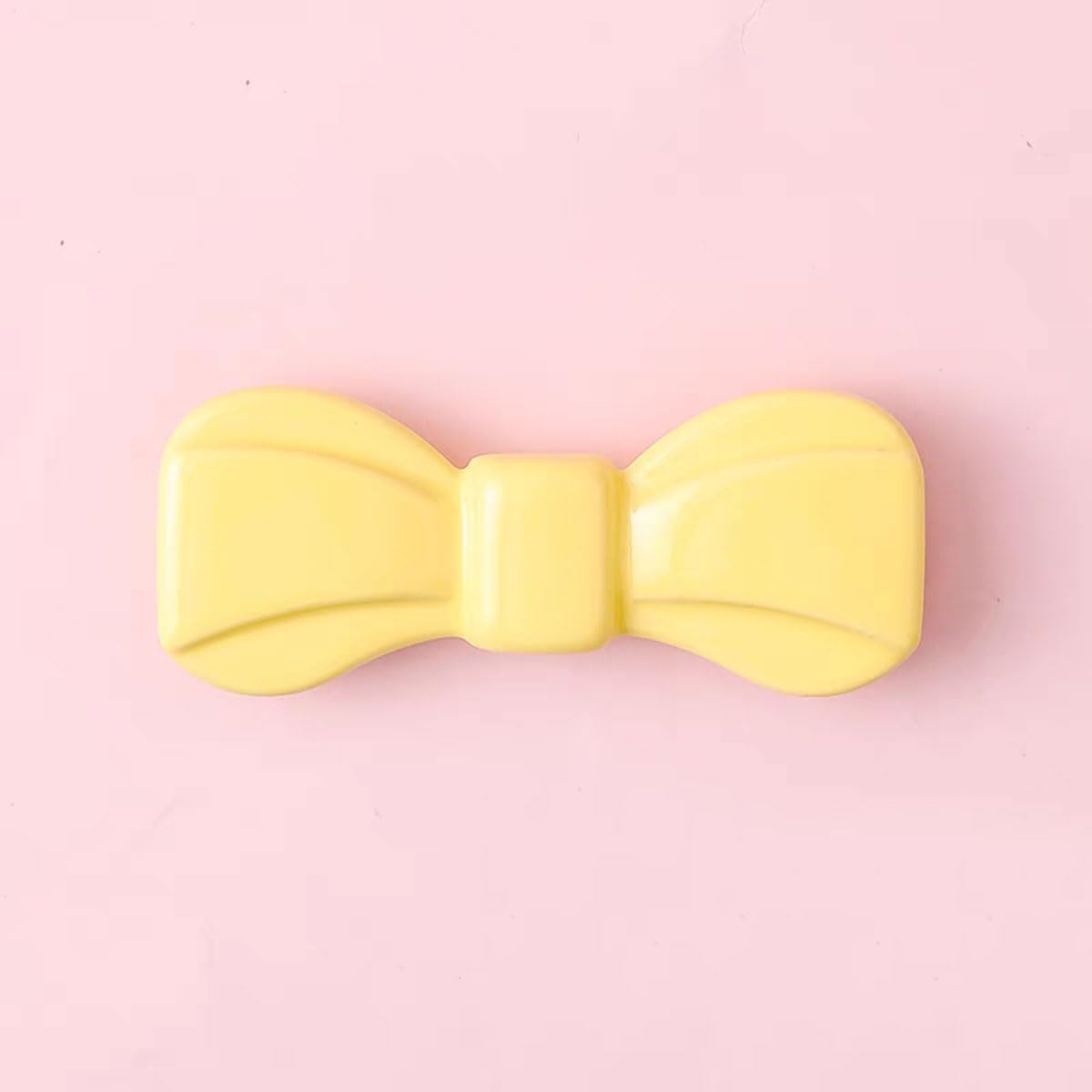 Paqwtyb Yellow 96Mm Pulls, 1 Pc Ceramic Butterfly Knot Bedroom Cute Home Decor Wardrobe Dresser Pulls