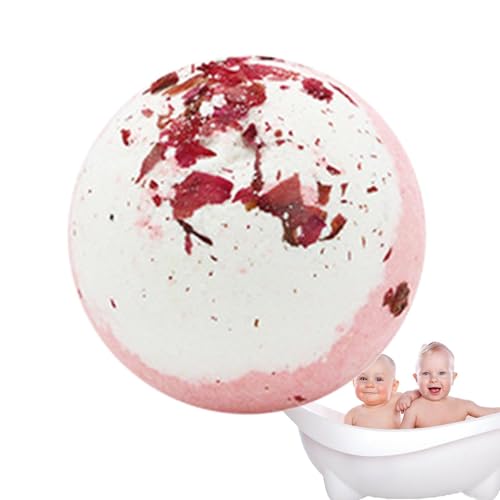 Bombas de baño para niños - Bolas de sal de baño de flores secas hidratantes, baño de espuma con natural, bombas de baño para Navidad, regalo de baño para niños y mujeres