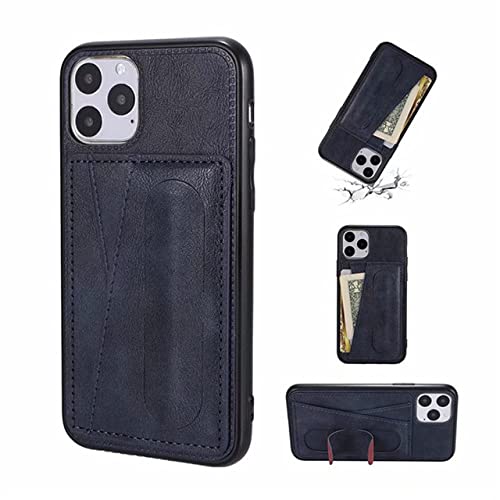 Coque cuir antichoc iPhone 11 et 12 protégeant votre écran avec fentes cartes sécurisées