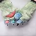 Furryvalley Fursuit Paws Furry Partial Cosplay Fluffy Claw Gloves Costume Lion Bear Props for Kids Adults (Candy Mix Color)
