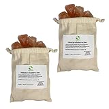 SudoreWell® Sale salato rosa della Salt Range Pakistan in 2 sacchetti di cotone da 1,0 kg