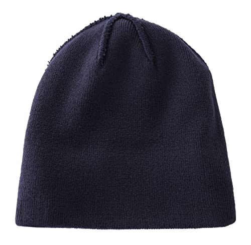 Image of Home Prefer Mens Winter Hats Acrylic Knit Cuff Beanie Cap Warm Womens Beanie Hat