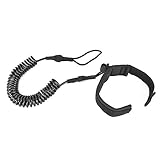 Fuerte cuerda de poliuretano de 5,5 mm, puños ajustables en los tobillos.