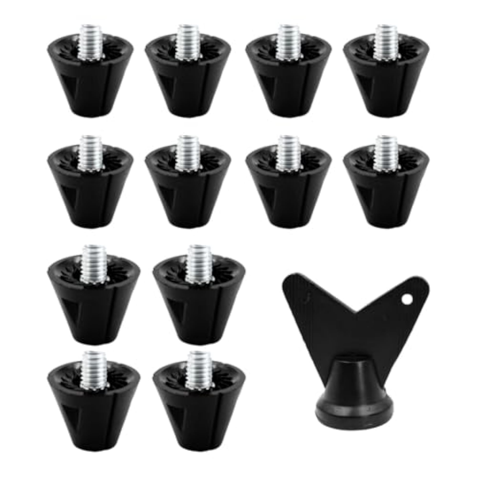 12 Pieces Football Boot Spikes, Stable Soccer Studs