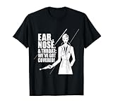 Selbstbewusster HNO-Spezialist - stilvoller medizinischer Fachmann T-Shirt
