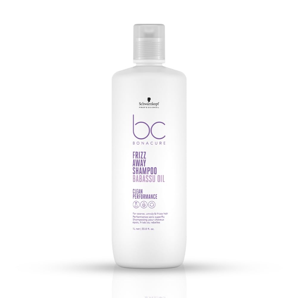 Schwarzkopf Professional Bonacure Frizz Away Shampoo with Babassu Oil For Men & Women | Cleansing & Smoothing Formula for ... - Review, Price and Buying Guide