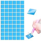 60 Pcs Painting Glue Clay Wax for DIY Diamonds Art Painting,2x2cm Blue