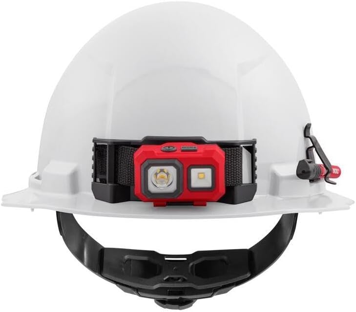Milwaukee Bolt 4-Point Ratchet Type 1 Class E Non-Vented Full Brim Hard Hat White