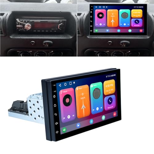 ☆ Autoradio con schermo Touch Display Bluetooth Doppio Din RDS FM GPS WiFi USB Carplay.