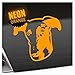 Kiwistar Greyhound Hund Aufkleber Sticker 25 Farben Neon Matt