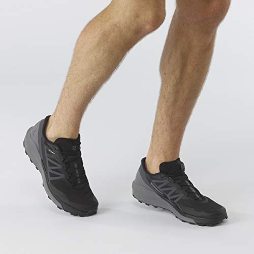 Salomon Sense Ride 4 Trail Running Shoes For Men, Black/Quiet Shade/Ebony, 10 #TOP6