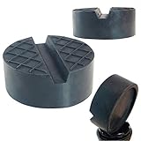 Lieferumfang: 1x Gummiauflage sarian 75x30mm Gummiauflage für Wagenheber Rangierwagenheber Gummiklotz universal für KFZ PKW SUV