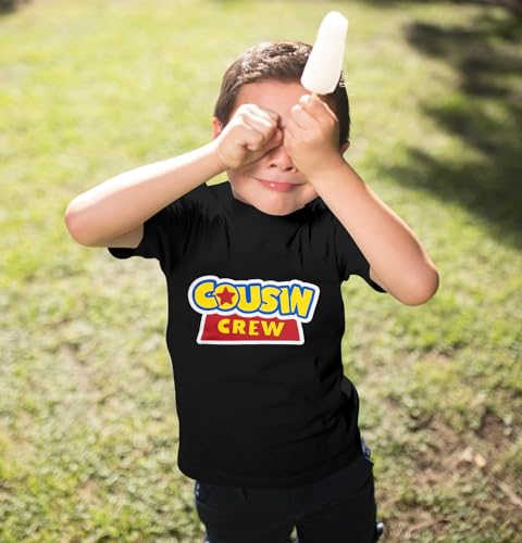Cousin Crew Shirts for Kids Toddler Big Cousin Shirt Boy Girl Sibling Matching Outfits Summer Short Sleeve Tops3