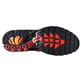 Nike Air Max Plus męskie buty do biegania, Black Chile Red Vivid Orange, 45 EU