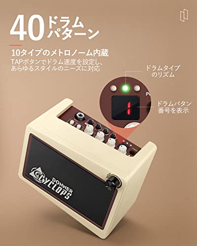 Donner ミニギターアンプ 5W Cyclops の商品画像 2