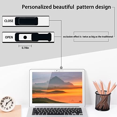 Cache webcam pour ordinateur portable et téléphone idéal pour le télétravail