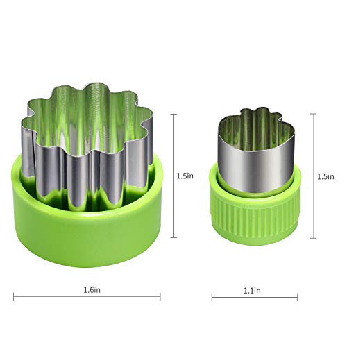 24 Pcs Vegetable Cutter Shapes Sets Cookie Cutters Fruit Stamps Mold With 20 Pcs Food Picks And Forks For Kids #TOP3