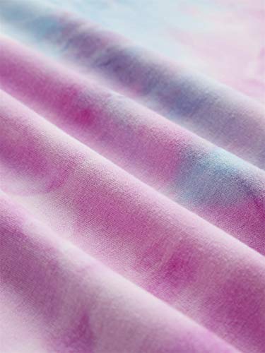 Sweatyrocks Women's Cold Shoulder Tie Dye Pullover Hoodie Crop Top Sweatshirt Tie Dye Medium #TOP2