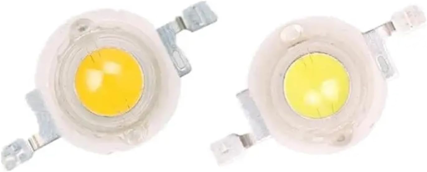 LED chip High Power 1W LED Lamp Bead Cool White/Warm 3000k Neutral 4000k 6000k Cold 10000k 20000k 30000k 100pcs(White10000-15000k)