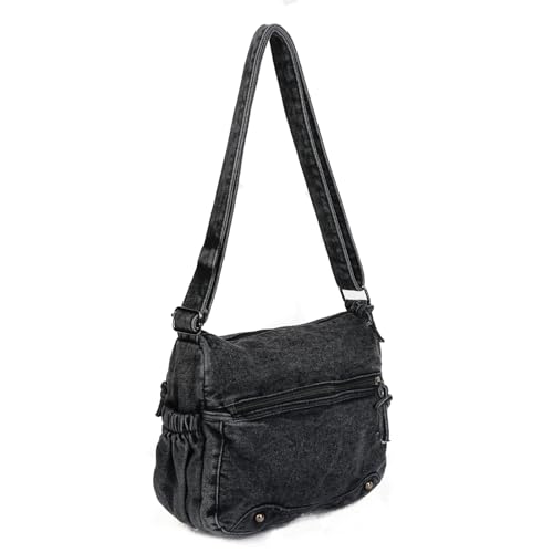 Ausing Stylish Denim Purses For Women Jean Adjustable Crossbody Shoulder